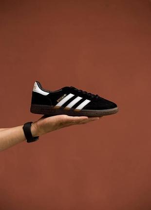 Мужские кроссовки adidas spezial кроссы адидас спешл для мужчин замша кеды легкие стильные черные 42