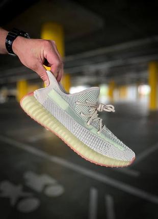 Кроссовки adidas yeezy boost 350 бежевые легкие тканевые для женщин адидас изики 38
