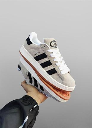 Кроссовки adidas campus для мужчин замша кеды удобные белые адики 45