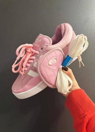 Кроссовки adidas для женщин стильные замшевые адики повседневные кеды бед бани 38