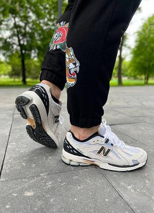 Кроссовки new balance 1906d для мужчин с кожей/сеткой белые удобные легкие ньюбики 43