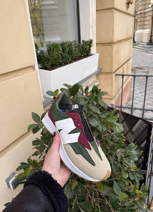 Кроссовки new balance 327 для женщин стильные замшевые повседневные 37