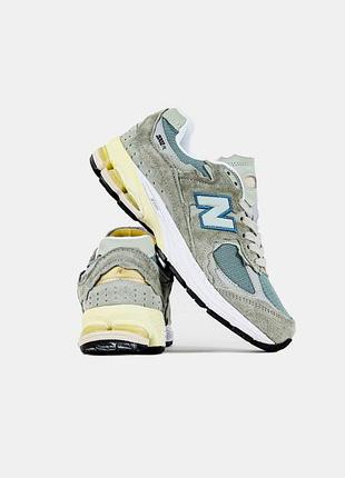 Женские кроссовки new balance 2002r серые замшевые для женщин стильные повседневные нью беланс 37
