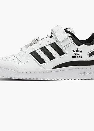 Женские кроссовки adidas forum белые кожаные для женщин модные адидас форум адики повседневные 45