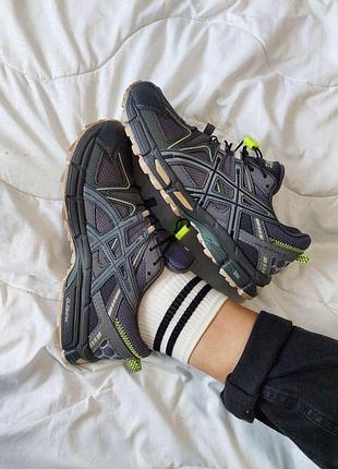 Asics gel-kahana 8 чоловічі сірі кросівки універсальні та легкі асікс
