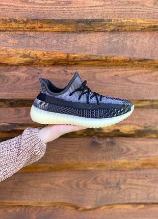 Кросівки adidas yeezy boost 350 чорні для жінок легкі тканинні адідас ібіки 40