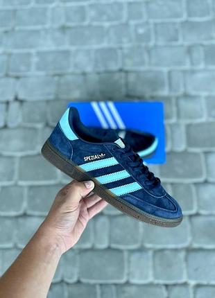 Мужские кроссовки adidas spezial синие замша кеды адики удобные 45