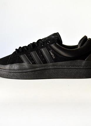 Мужские кеды adidas campus x bad bunny для мужчин замша удобные адидас 45