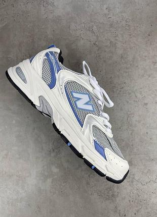 Кросівки new balance 530 білі шкіряні з сіткою для жінок стильні з дихаючим верхом