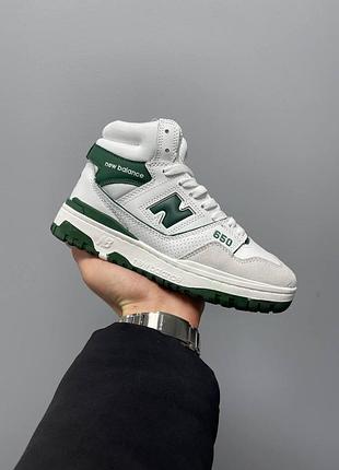 Жіночі кросівки new balance 650 кроси нью беланс для жінок легкі зручні ньюбики шкіра білі