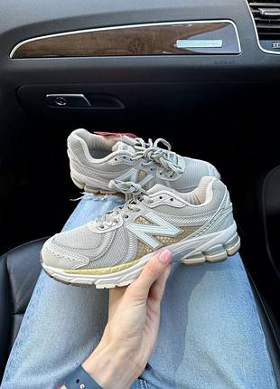 Чоловічі кросівки new balance 860 бежеві стильні та функціональні кросівки new balance 860
