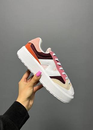 Женские кроссовки new balance ct302 burgundy pink haze, идеальные кроссовки для повседневной носки нью беланс 38
