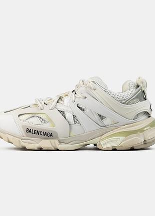 Кросівки balenciaga track 3.0 сірі стильні якісні для жінок брендові