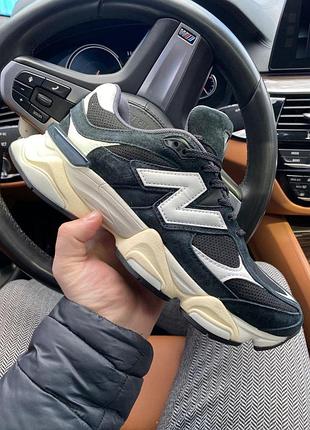Спортивні жіночі кросівки new balance 9060 black, якісні кросівки new balance