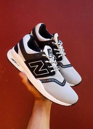 Кроссовки new balance 247 для мужчин ньюбики удобные кожа-текстиль легкие 45