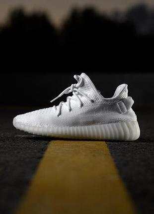 Женские кроссовки adidas yeezy boost 350 серые тканевые удобные легкие изики для женщин 46