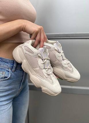 Женские кроссовки adidas yeezy 500 кроссы адики изи изики для женщин легкие замша/текстиль адидас 40