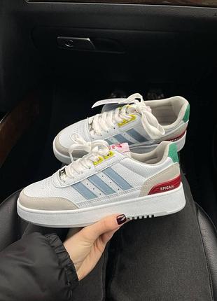 Жіночі кросівки adidas spican для жінок стильні зручні повсякденні шкіра білі адіки 37