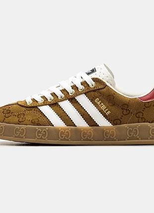 Мужские кроссовки adidas gazelle кроссы адидас газель для мужчин замша коричневые удобные кеды адики 44