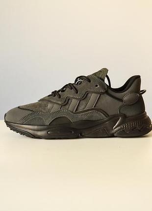 Мужские кроссовки adidas ozweego серые текстиль адики легкие удобные повседневные для мужчин 39
