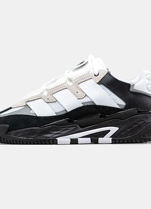 Кроссовки adidas niteball черные для мужчин кеды адики кожа удобные 44