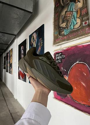 Чоловічі кросівки adidas ozelia кроси адідас для чоловіків адики повсякденні замша/сітка зручні стильні чорні 45