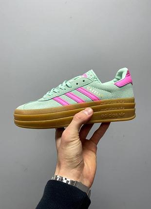 Женские кроссовки adidas gazelle bold platform замшевые для женщин кеды демисизонные 38