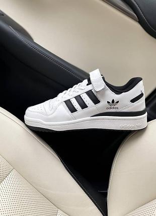 Кеды adidas forum белые для мужчин кожа удобные кроссовки адики 39