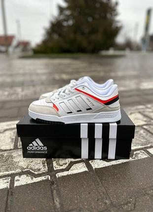 Жіночі кросівки adidas drop step для жінок зручні стильні білі шкіряні повсякденні адіки
