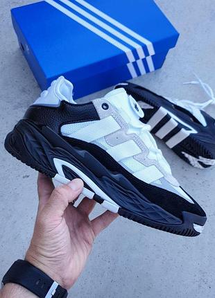 Чоловічі кросівки adidas niteball для чоловіків стильні текстиль\замша зручні сірі