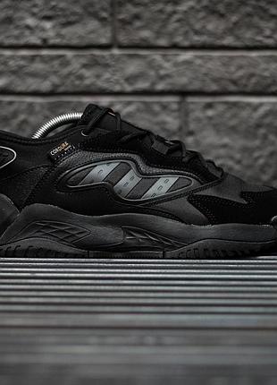 Кроссовки adidas streetball черные для мужчин кеды адики замша/кожа удобные
