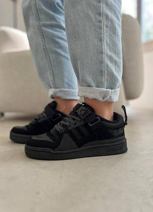 Кросівки adidas forum low x bad bunny жіночі замшеві модні повсякденні 38