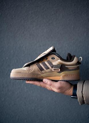 Кроссовки adidas forum x bad bunny для мужчин удобные легкие форумы бежевые адидас 43