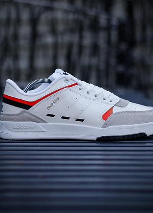 Кроси adidas drop step для чоловіків шкіра білі зручні кеди адіки