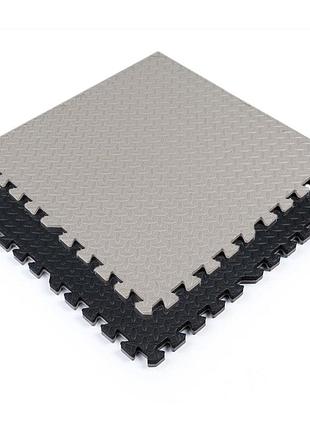 Напольное двустороннее покрытие grey та black 60*60cm*2cm (d) sw-00001843