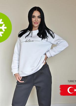 Трикотажний спортивний костюм на флісі "sport set" туреччина
