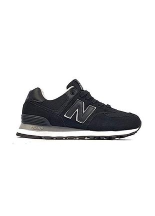 Жіночі кросівки new balance 574 чорні, ідеальний вибір для щоденних прогулянок нью баланс