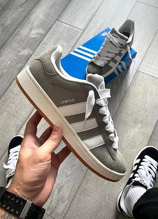 Мужские кроссовки adidas campus кроссы адидас кампус для мужчин кеды адики повседневные замша удобные стильные 42