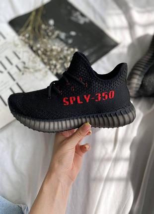 Чоловічі кросівки adidas yeezy boost 350 кроси адідас ізі для чоловіків чорні адіки ізики повсякденні тканинні зручні стильні