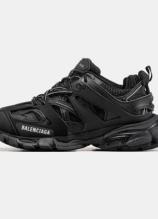 Кросівки balenciaga track 3.0 для жінок чорні якісні брендові стильні