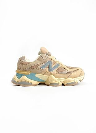Женские кроссовки new balance 9060 cream pink, спортивные кроссовки с современным дизайном нью баланс 40