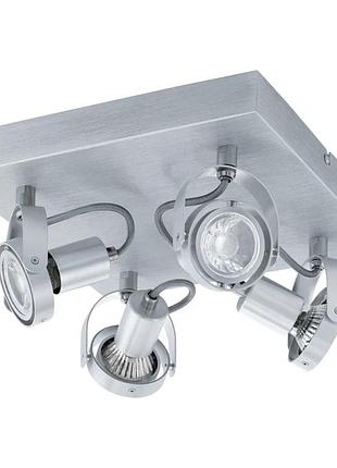 Точковий спот світильник eglo novorio 94645 led 2,5w хром поворотний накладний