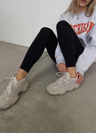 Чоловічі кросівки adidas yeezy 500 кроси адідас ізі для чоловіків адіки витки повсякденні стильні тканинні 37