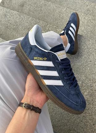 Кроссовки adidas spezial синие для мужчин удобные замша адики 44