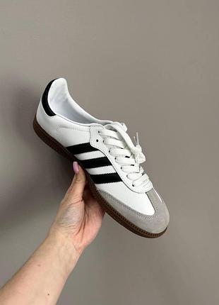 Жіночі кроси adidas samba, білі адідас самба для активного способу життя