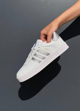 Чоловічі кросівки adidas samba кроси адідас самба ізики для чоловіків зручні замшеві легкі білі