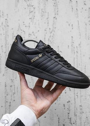 Кроссовки adidas spezial для мужчин черные удобные адики