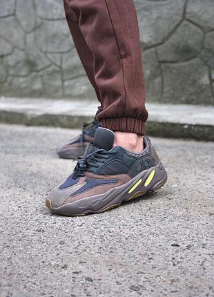Женские кроссовки adidas yeezy 700 серые изики для женщин легкие тканевые адидас 37