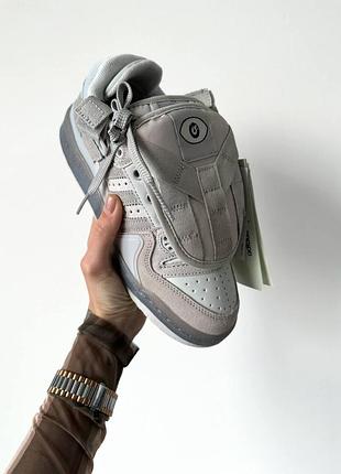 Мужские кроссовки adidas forum x bad bunny для мужчин легкие удобные форумы серые 45