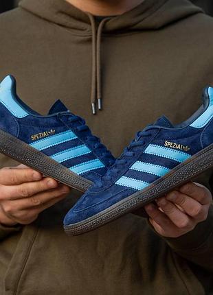 Кроссовки adidas spezial синие для мужчин замша удобные адики 44